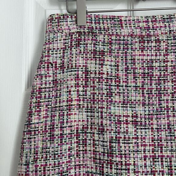 Ann Taylor Multicolor Tweed Shift Skirt Size 12 - Picture 4 of 6